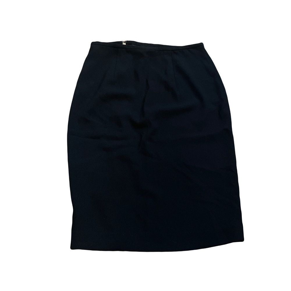 Semantiks Sz 4 Elegant Office Black Pencil Skirt Thick material